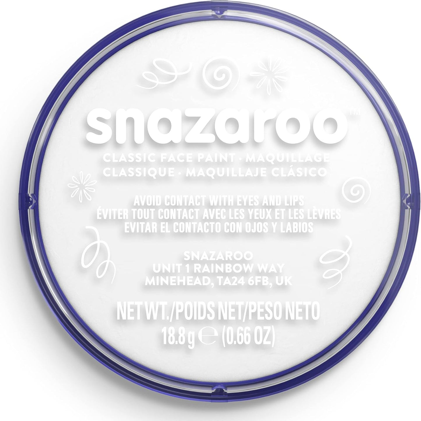 Snazaroo 18ml Classic White Face Paint