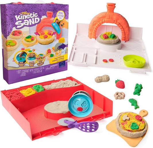Kinetic Sand Squish Pizza