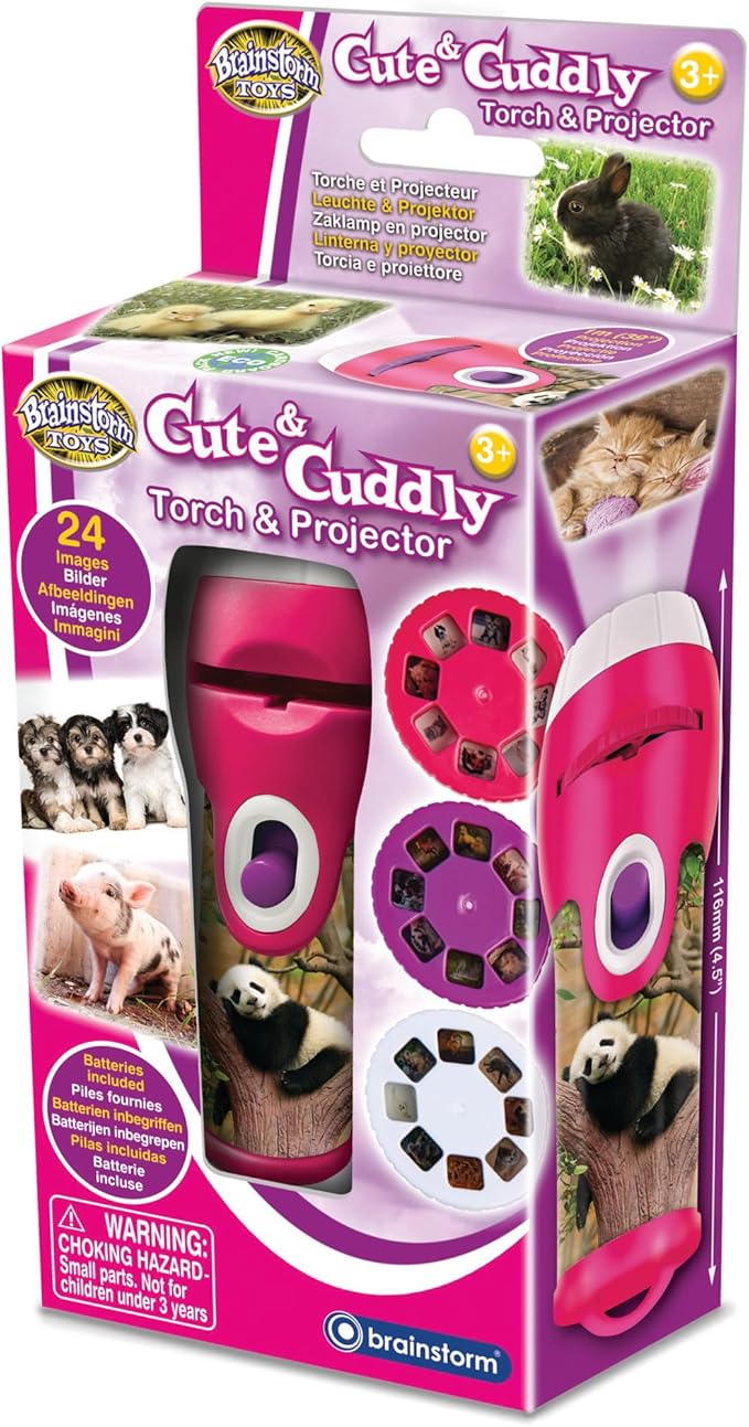 Brainstorm Cute & Cuddly Projector Torch