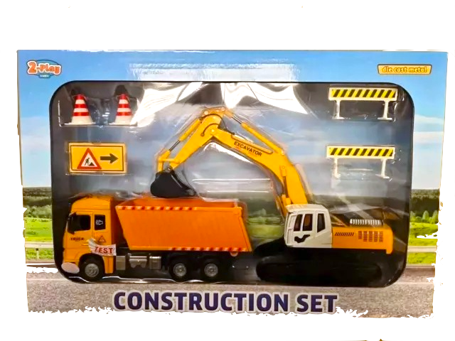 Die Cast Metal Construction Set with Light & Sound