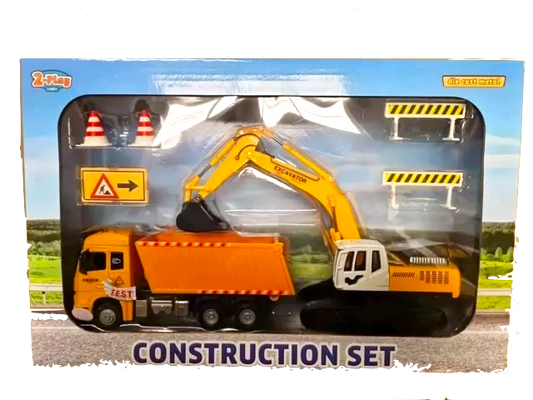 Die Cast Metal Construction Set with Light & Sound