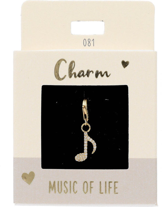 Charm Music of Life Gold-Plated 081