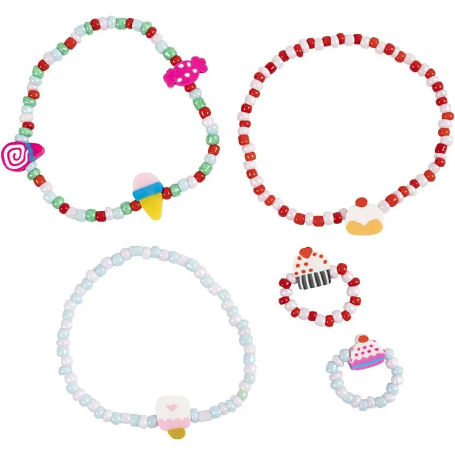 Mini Craft Kit Jewellery Elastic Bracelet and Ring Single Pack