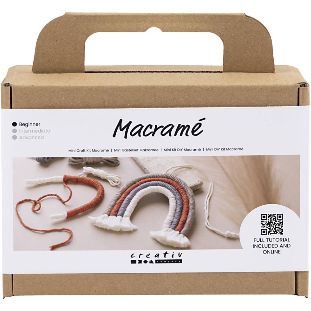 Mini Craft Kit Macrame - Rainbow