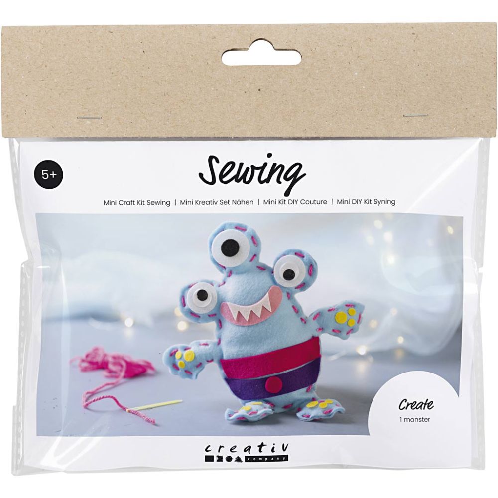 Mini Craft Kit Sewing Monster