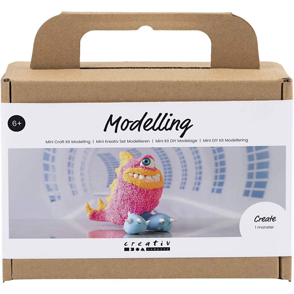 Mini Craft Kit Modelling Monster Neon Pink Freddy
