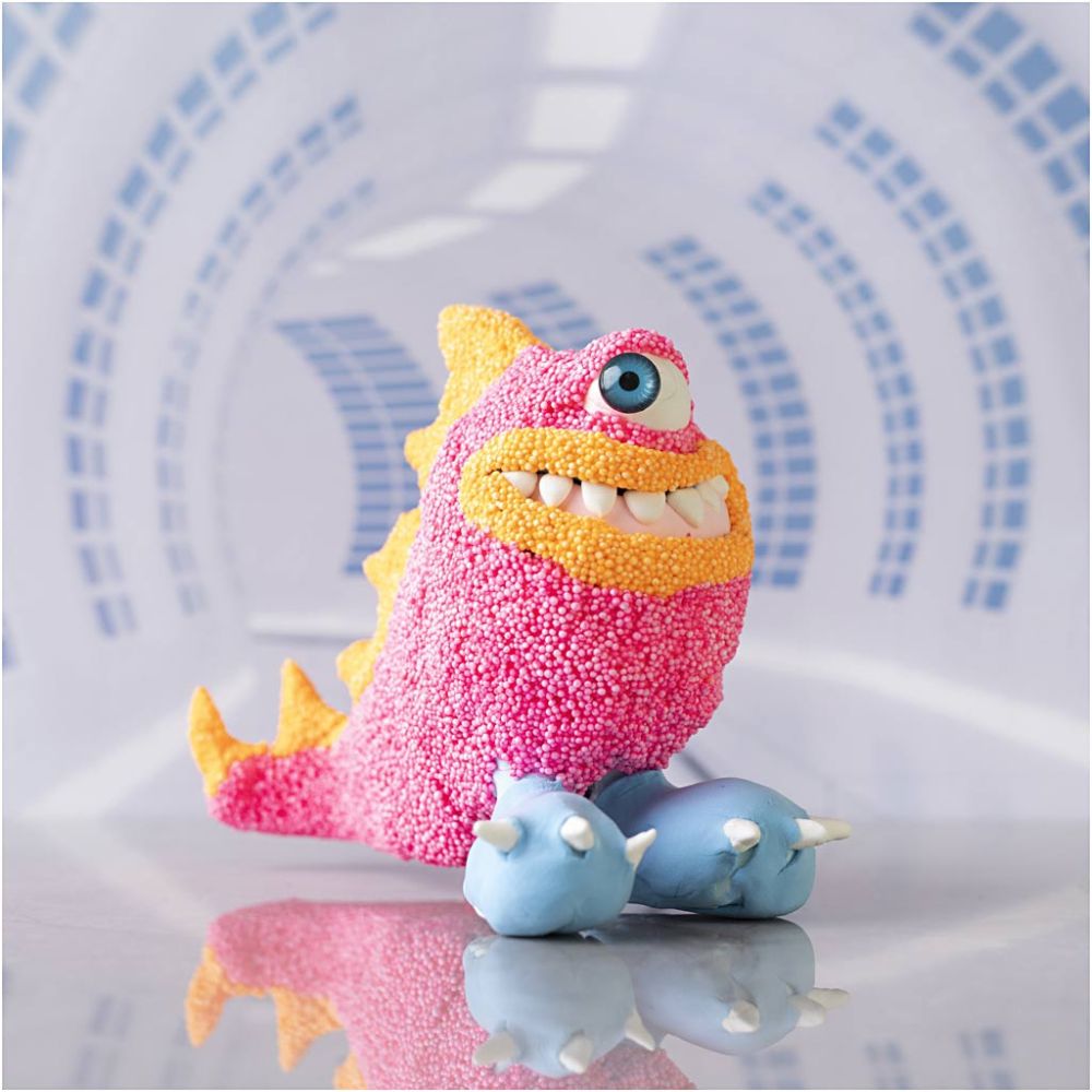 Mini Craft Kit Modelling Monster Neon Pink Freddy
