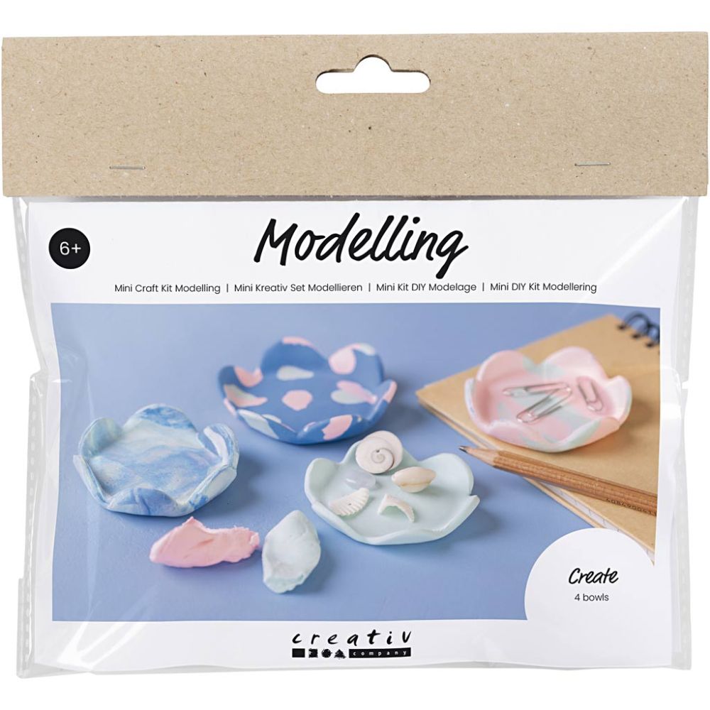 Mini Craft Kit Modelling Bowl Set 4pc