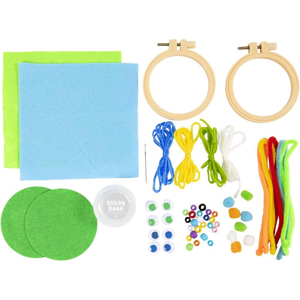 Mini Craft Kit Embroidery Faces