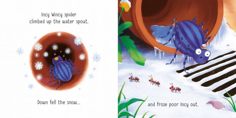 Incy Wincy Spider - Usborne Little Board Book