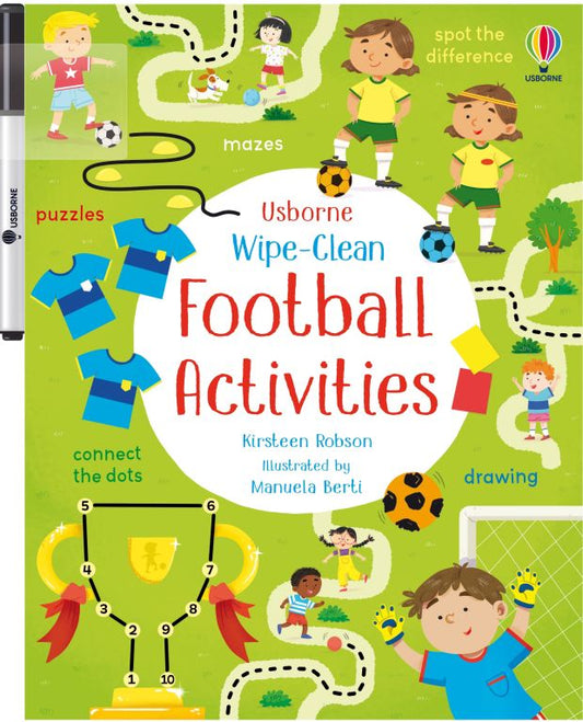 Usborne Wipe Clean - Football Activities
