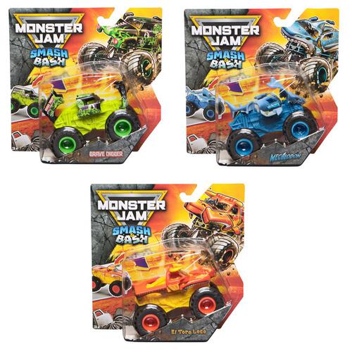 Monster Jam 1:64 Scale Smash N Bash Singles Assorted