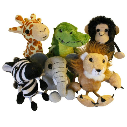 Puppet Company Finger Puppets African Animals Set of 6