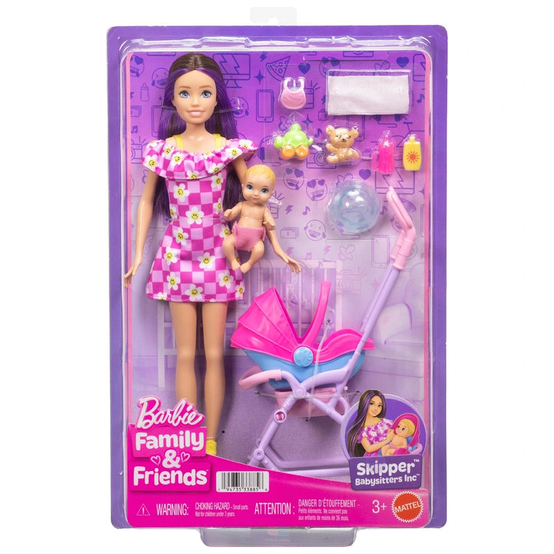 Barbie Skipper Stroller Playset