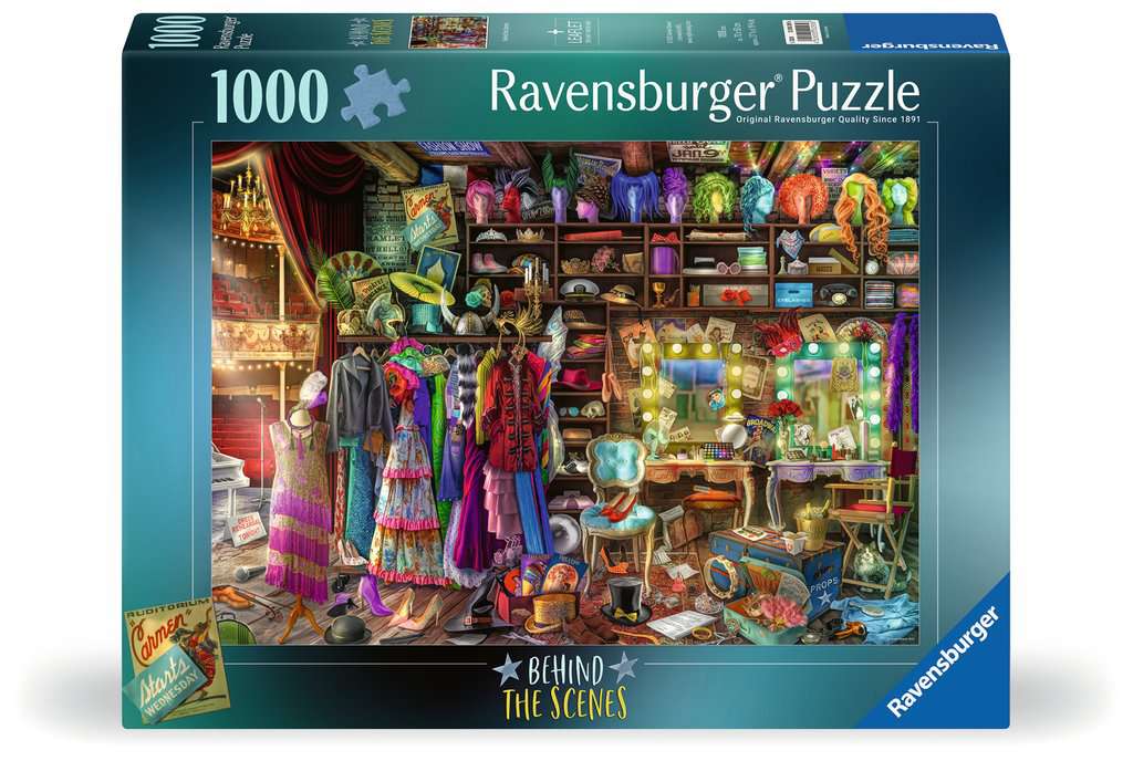 Jigsaw 1000pc Ravensburger taobh thiar den Láithreach