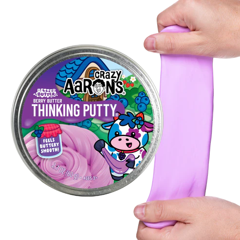 Crazy Aaron's Thinking Putty 3.5" Better Butter Berry Butter