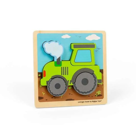 Big Jigs Chunky Lift Out Puzzle Tractor