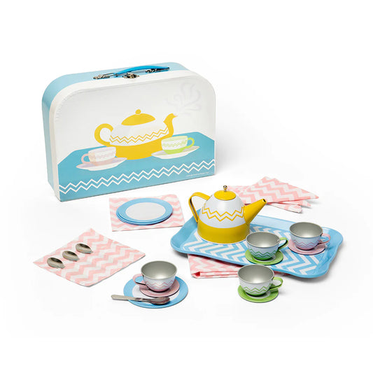Classic Tin Tea Set