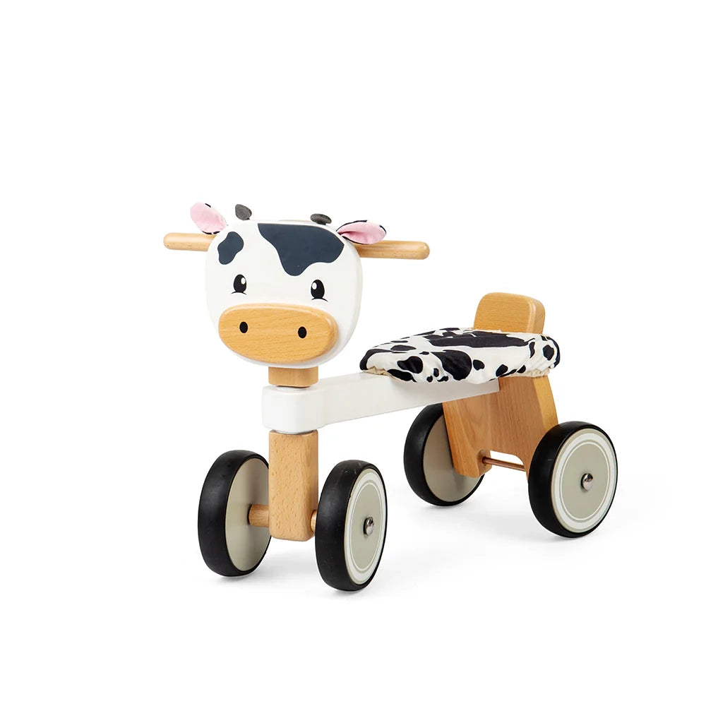 BigJigs Wooden Ride-On Cow 100% FSC