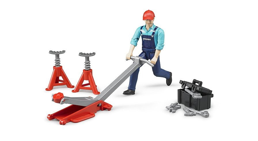 Bruder B World Garage Equipment Figure Set 1:16 Scale