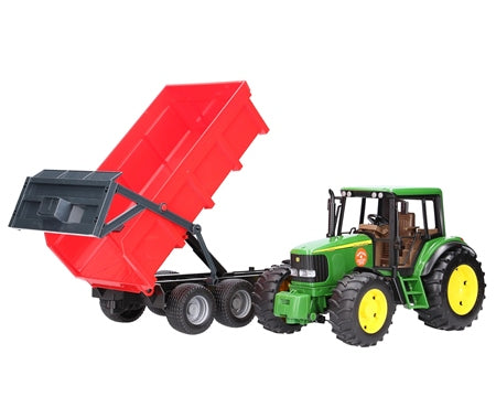 Bruder John Deere 6920 Tractor with Tipping Trailer (Red) 2057 1:16 Scale