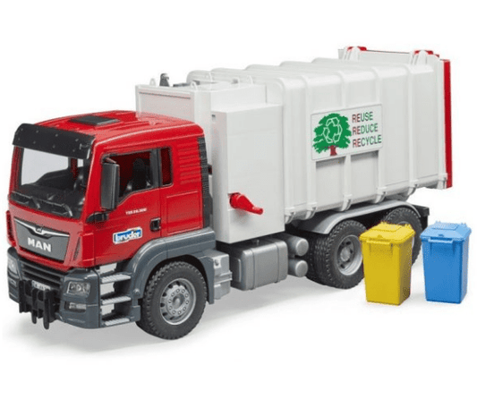 Bruder Man TGS Side Loading Garbage Truck 1:16 Scale