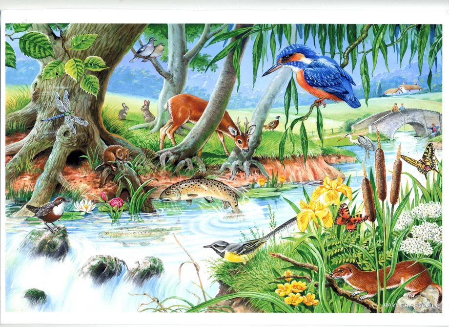 By The Riverbank BIG 250 House of Puzzles Jigsaw