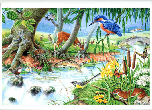 By The Riverbank BIG 250 House of Puzzles Jigsaw