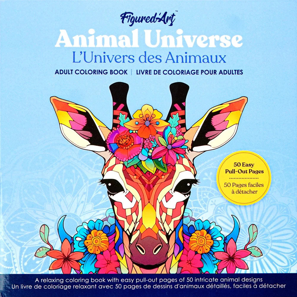 Adult Colouring Book Animal Universe 50pg