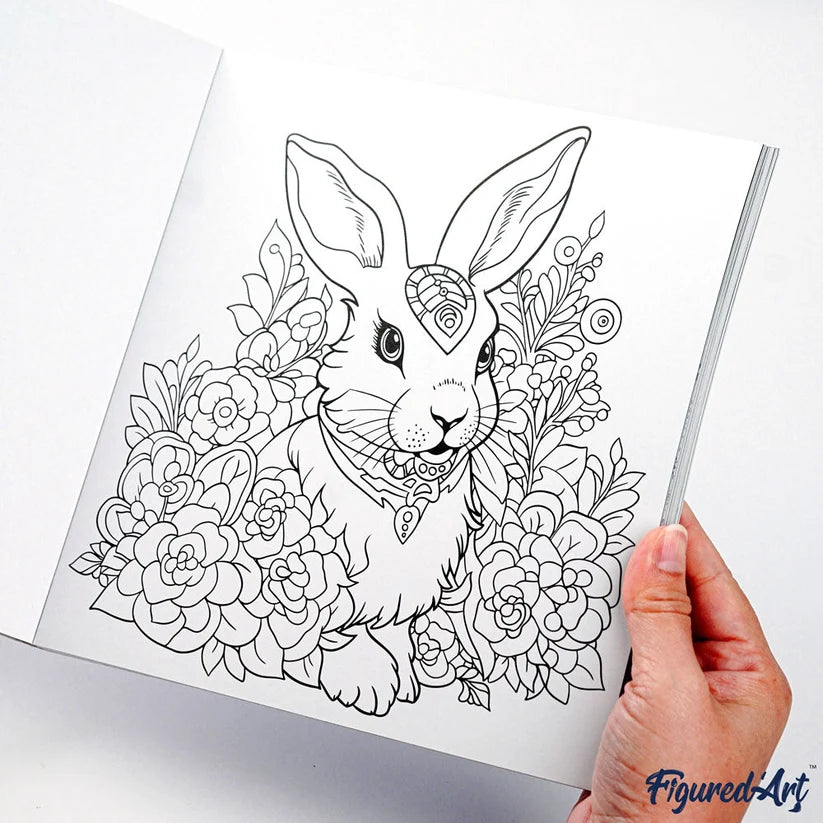 Adult Colouring Book Animal Universe 50pg