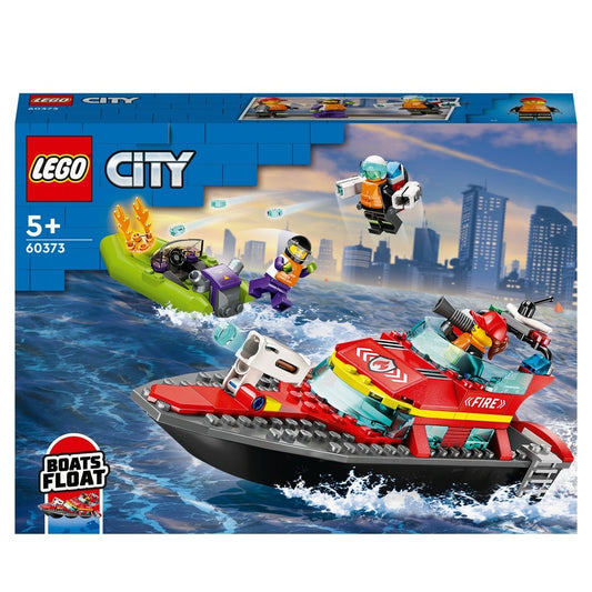 Bád Tarrthála Dóiteáin LEGO CITY 60373