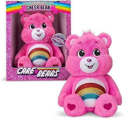 Cúram Bears Glitter Belly Cheer Bear Meánach 35cm