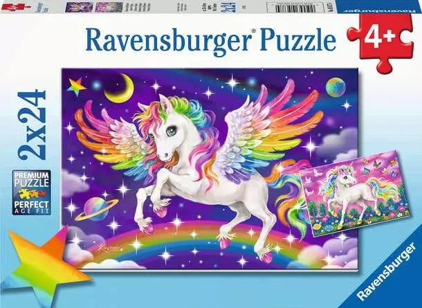Unicorn and Pegasus 2x24pc Ravensburger Jigsaw
