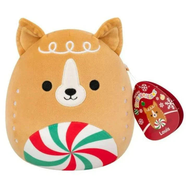 Squishmallows Christmas - 7.5" - Louis the Gingerbread Terrier