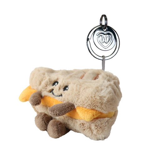 Warmies Grilled Cheese Keyring