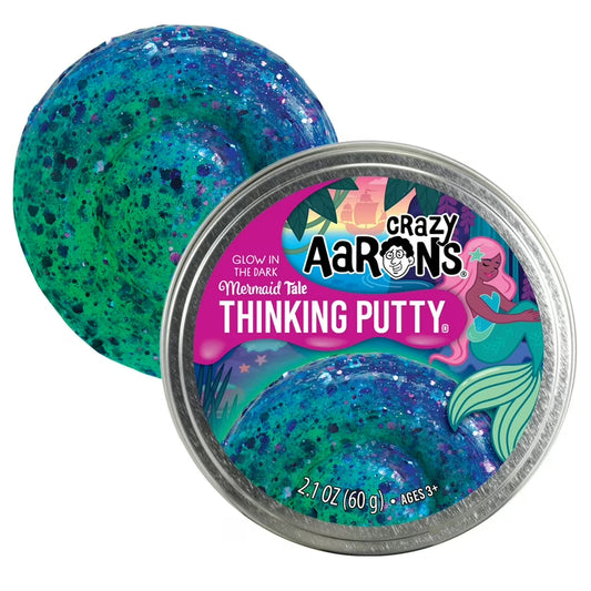 Crazy Aaron's Putty Mermaid Tale Glow in the Dark