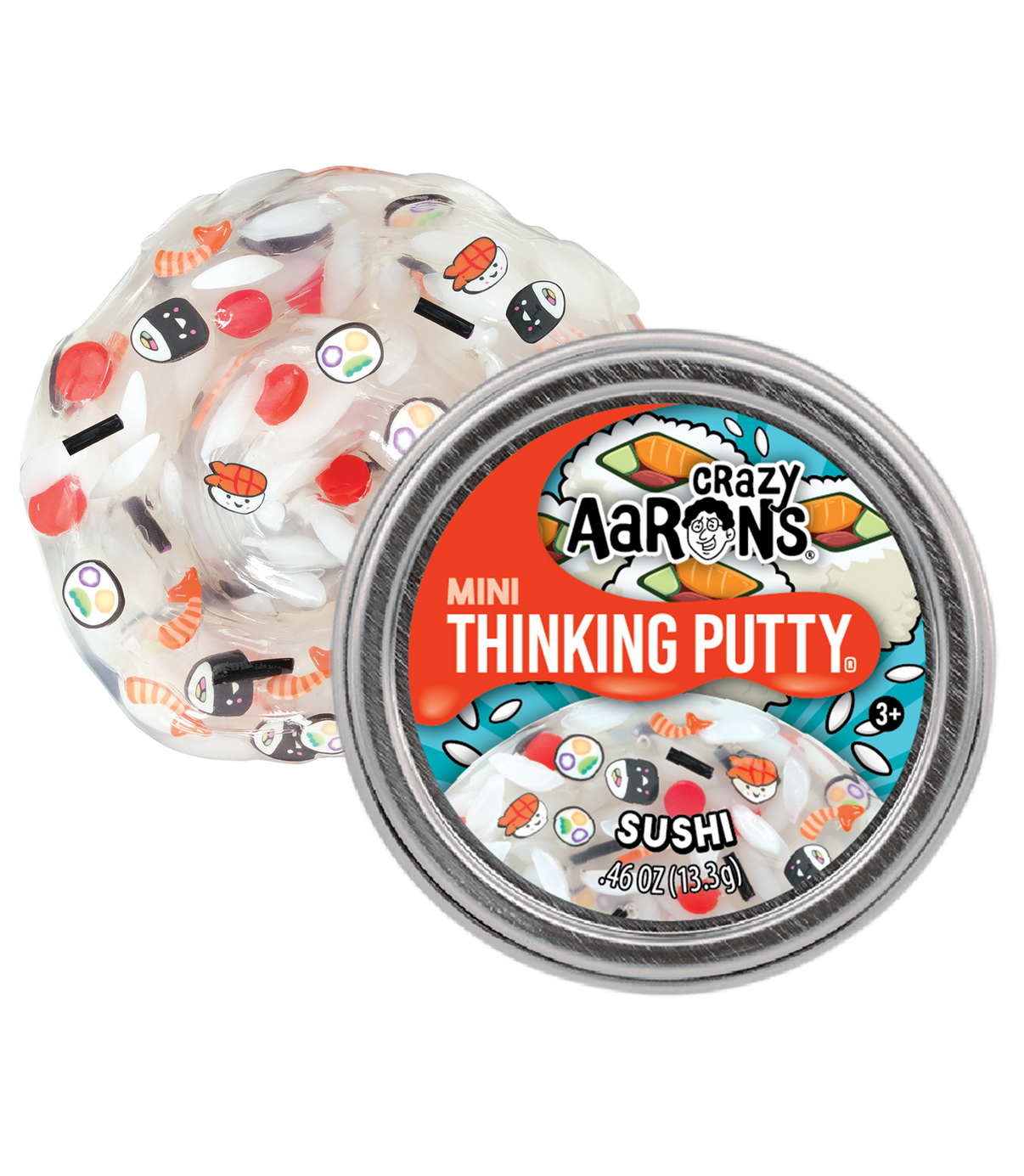 Crazy Aaron's Putty Mini Tin Sushi Toy Corner