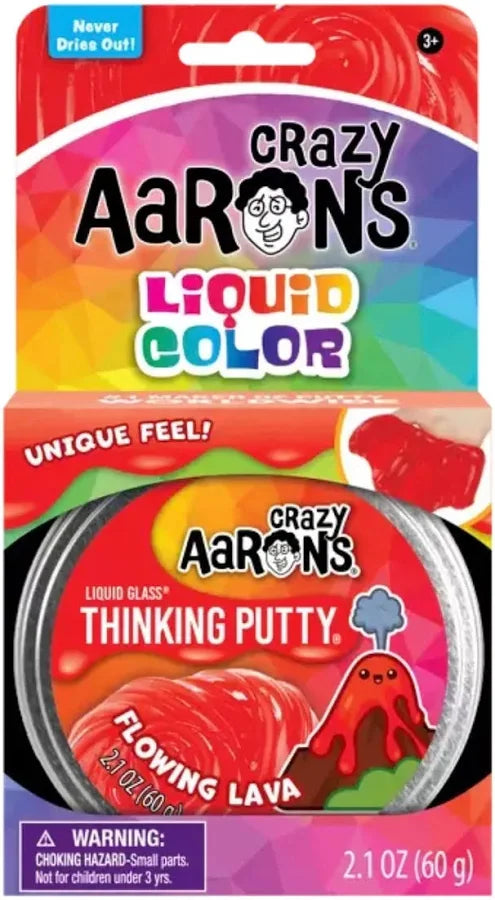 Crazy Aaron's Thinking Putty 3.5" Liquid Colour Flowing Lava