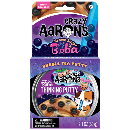 Crazy Aaron's Thinking Putty 3.5" Brown Sugar Boba