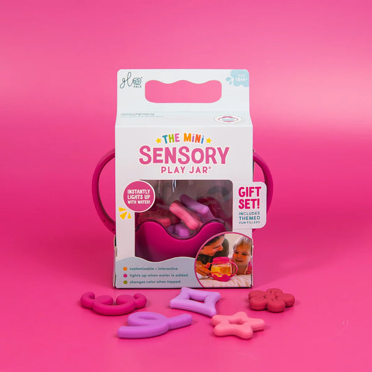 Glow Pals Sensory Play Jar Mini - Pink