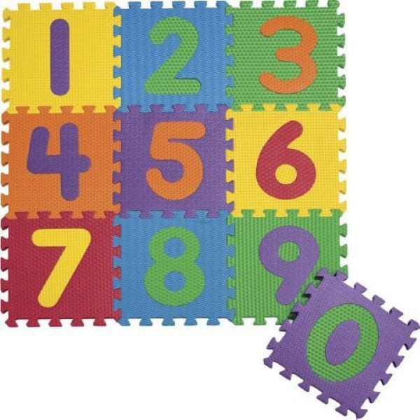 EVA Numbers Puzzle Mat in Zip Bag