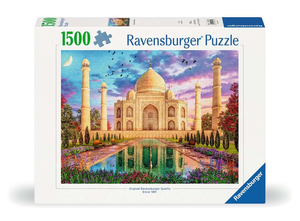 Jigsaw draíochtúil Taj Mahal 1500pc Ravensburger