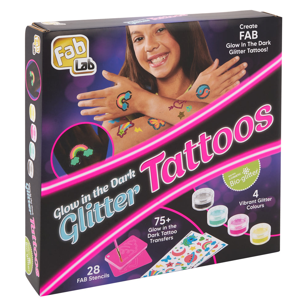 FabLab Tattoos Glow in the Dark Glitter