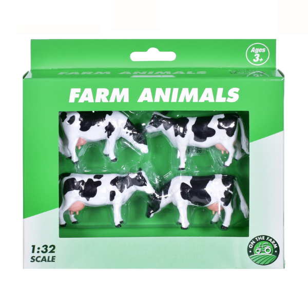 Farm Animals - Cows 1:32 Scale 4pc