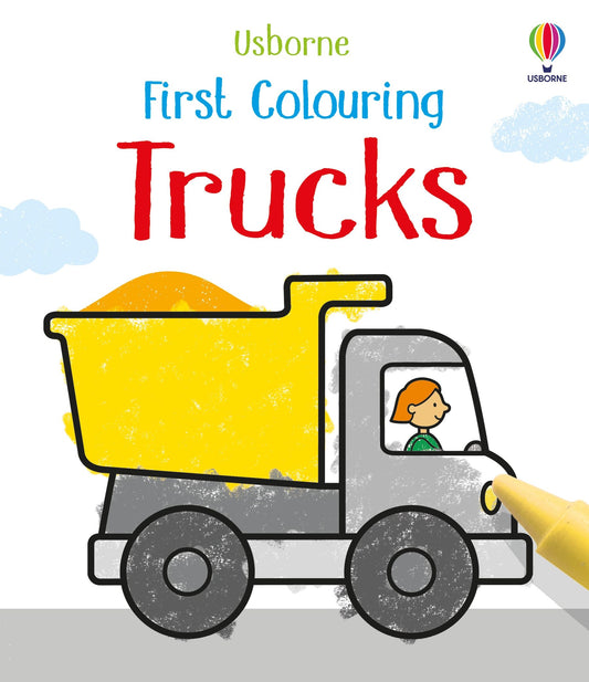 First Colouring Book: Trucks