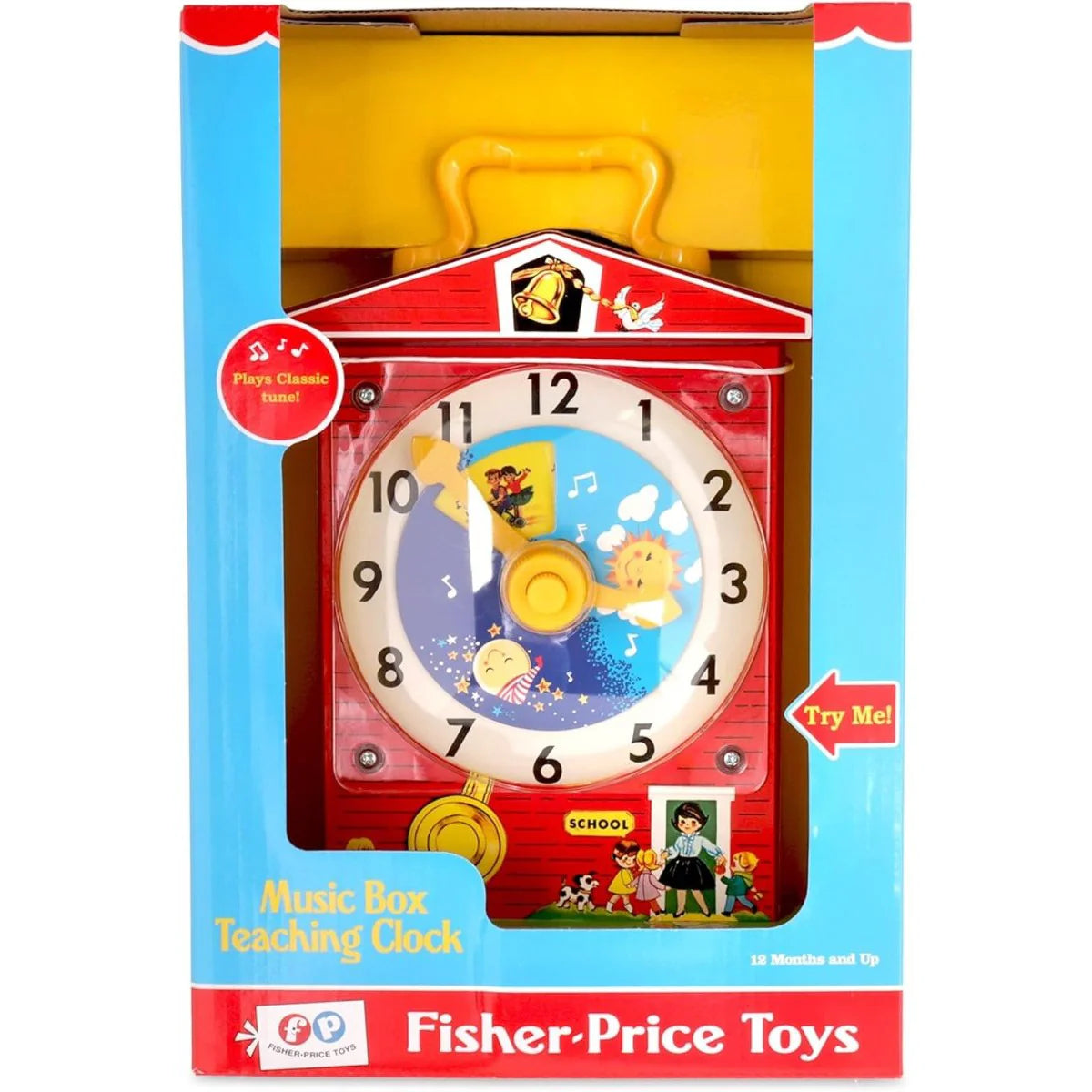 Fisher Price Classic Music Box Teaching Clock