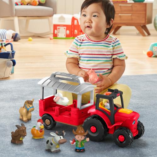 Fisher Price Little People Animal Tractor Playset
