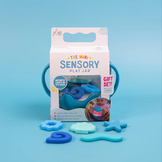 Glow Pals Sensory Play Jar Mini - Blue
