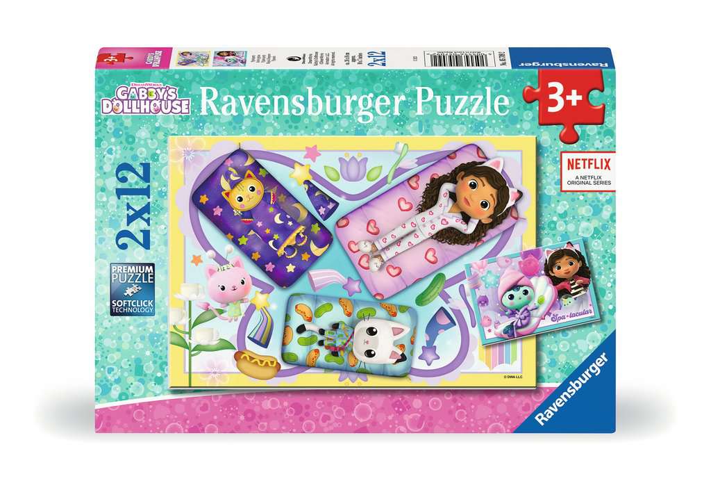 Puzal Jigsaw Ravensburger 2x12pc Dollhouse Gabby