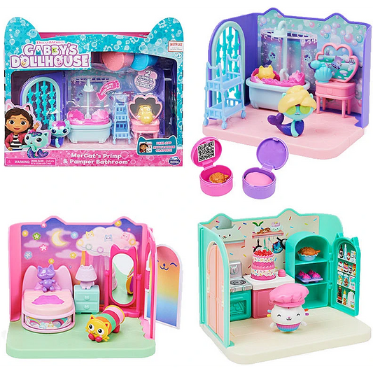 Gabby's Dollhouse Deluxe Bedroom Set Assorted